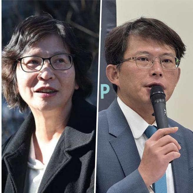 蔡壁如（左）、黃國昌（右）。（資料照片合成）