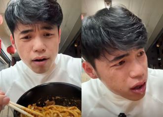 「廣東辣王」挑戰台灣麻辣乾麵 鼻涕狂流！嘴硬畫面曝光