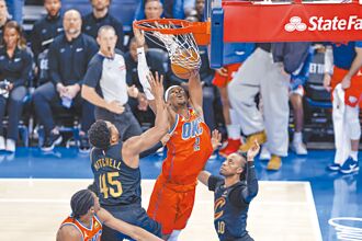 NBA》亞歷山大領軍復仇 雷霆痛宰騎士