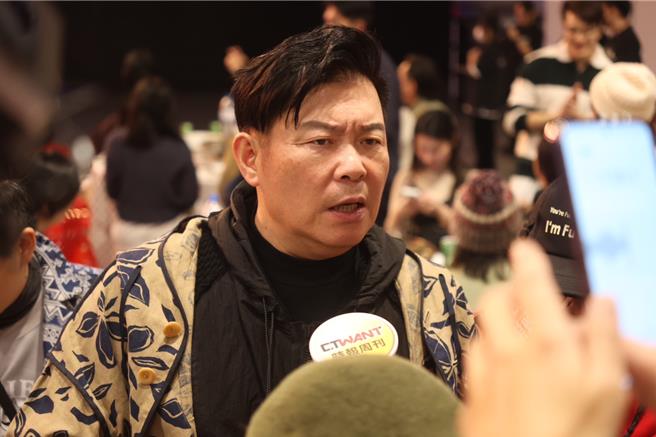 曾国城在言语羞辱事件后，首次出席公开活动。（池宗玲摄）