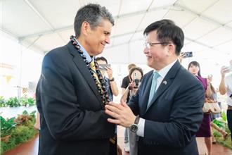 林佳龍出訪帛琉：期待達成邦誼永續目標