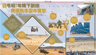 【寰宇萬花筒】日「令和7年降下訓練」  跨國聯手空中突擊