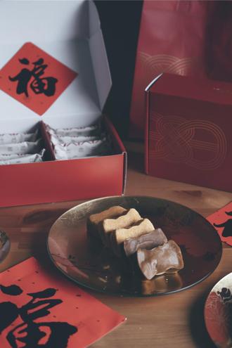 蝴蝶結雙福迎新春 林弎山鳳梨酥及福結糕禮盒開賣