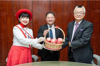 台日交流！青森蘋果對策協議會訪《中時》 蘋果小姐稱「旺仔」粉絲