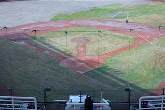 樂天桃園棒球場草皮再更新 迎接台灣燈會「活力發光站」