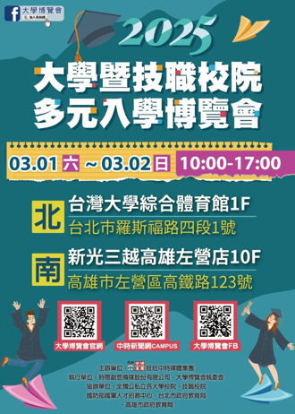   114學測落幕2025大學博覽會與 大學校系篩選即將開始