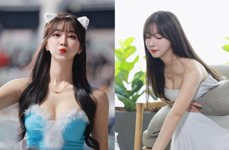 安芝儇返韓應援「深V緊身制服」辣翻 86秒短片電暈25萬人