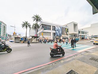 护行人 基隆6路口退缩行穿线