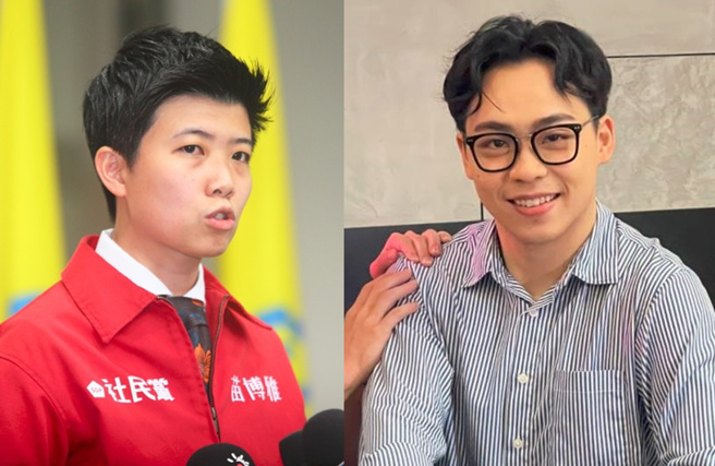 贺珑(右)拿死刑双标当哏开酸，引发苗博雅(左)不满回呛。（合成图／示意图／资料照／池宗玲、张铠乙摄）