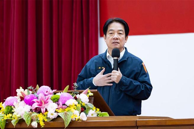 總統賴清德20日出席「警政署114年第1次署務會報」並致詞。圖／總統府提供