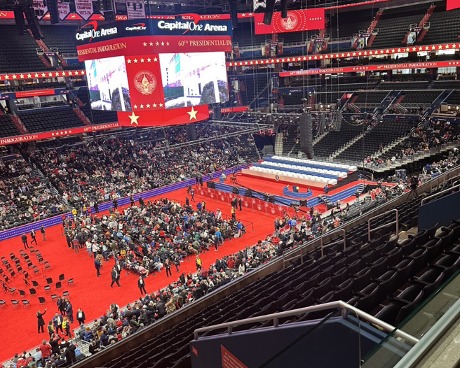 体育馆内包厢区。 （中天林宸佑提供）