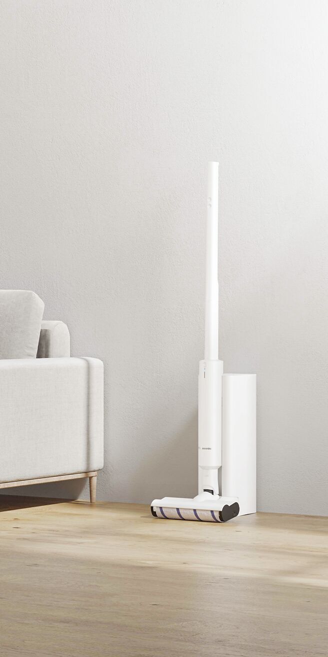 Panasonic自動集塵One Box吸塵器。圖／Panasonic提供