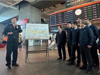 避免高鐵台中站春節旅客爆量 將啟動1機制應變