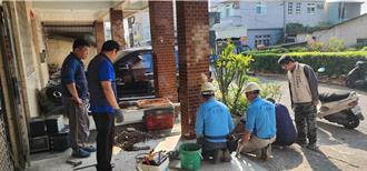 台南房屋倒塌、受损 做工行善团前进灾区助抢修