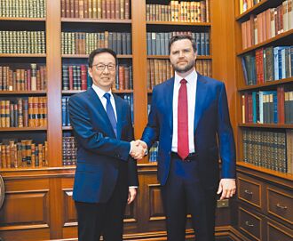 韓正晤范斯 盼加強經貿對話