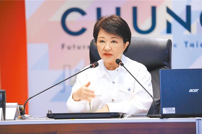 台中市長盧秀燕因A型流感請假。（資料照片）