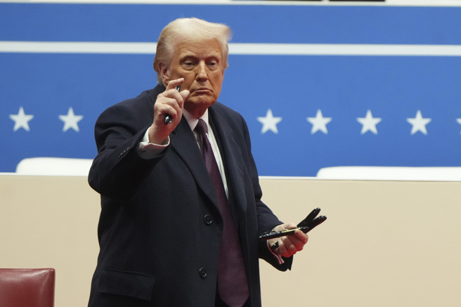 川普於週一宣布，美國將退出世界衛生組織（WHO）。（圖／美聯社）