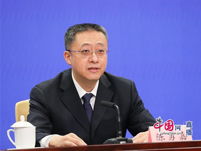 大陆人力资源社会保障部就业促进司副司长陈勇嘉。图／中国网