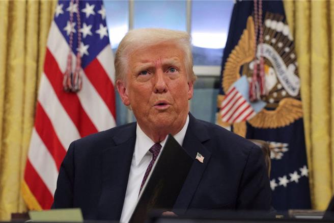 美國總統川普。（圖／路透社）