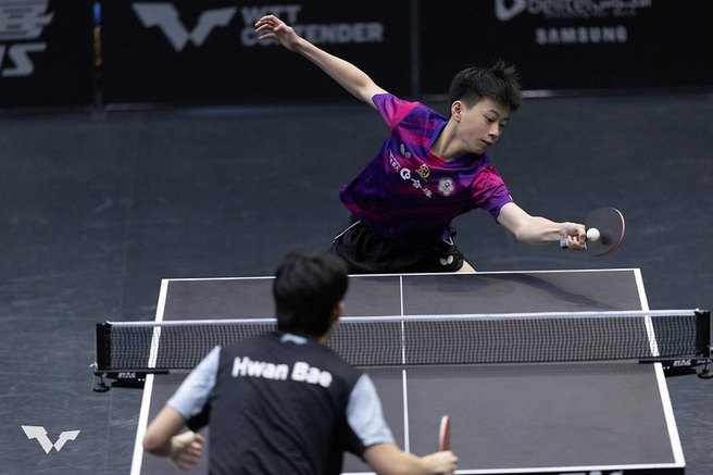 郭冠宏成为台湾史上最年轻闯进世界排名前一百的球员。（图／WTT官网）