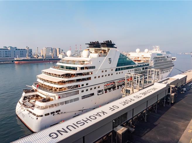 高雄港旅運中心全新延伸登船廊道於今（21）日正式啟用。（翻攝照片／洪靖宜高雄傳真）