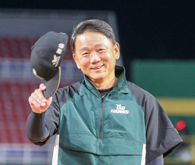 台钢雄鹰总教练洪一中。（中时资料照，陈麒全摄）