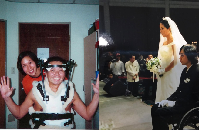 姜元来车祸瘫痪25年，结婚22年老婆突松口离婚念头。（图／IG@clon52）