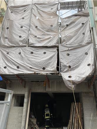 台中工安意外  工人從鷹架摔落傷重身亡