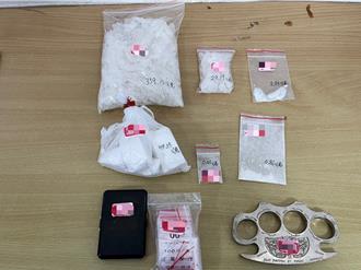 苗栗春安工作開紅盤   逮毒蟲起獲海洛因、刀械