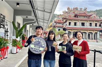 南投青農活化楞嚴宮倉庫 開咖啡館推廣國姓鄉農特產