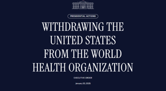 上任第一槍! 川普宣布退出世界衛生組織 