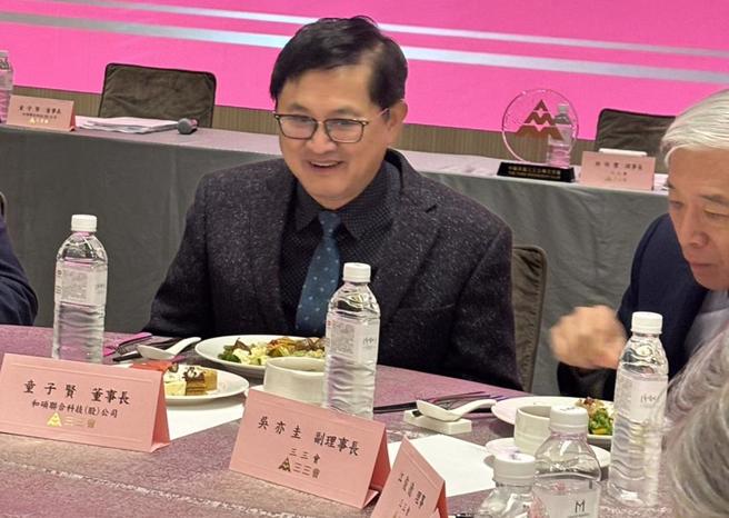 和硕董事长童子贤(图／吴静君摄)