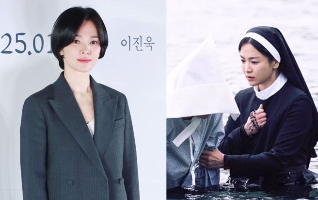 宋慧乔近日她睽违多年重返大银幕，主演电影《黑祭司2：闇黑修女》。（图／翻摄自宋慧乔IG、车库提供）