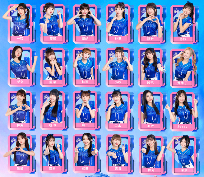 第6屆WBC台灣區資格賽啦啦隊CTAmaze全陣容。（棒協提供）