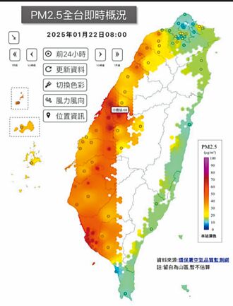 中部空品好霧 彰化看嘸八卦山