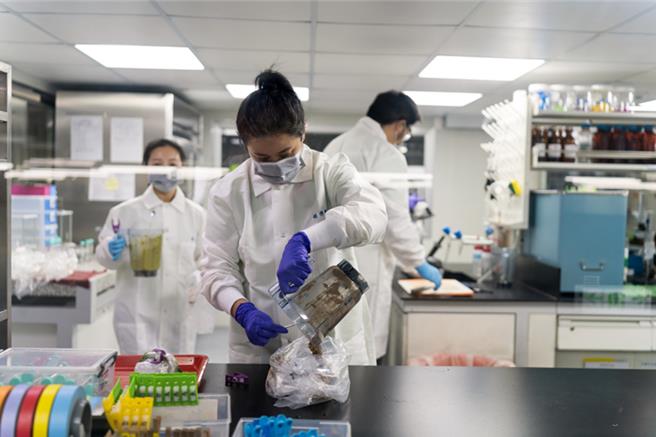 台北农产公司于春节加强农药残留抽验，不合格者立即拦截、销毁，供货者也停止10天供应。（北农提供）