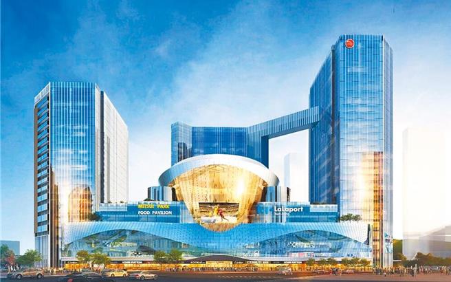 南港LaLaport今年3月20日正式开幕营运。（三井提供／朱世凯台北传真）