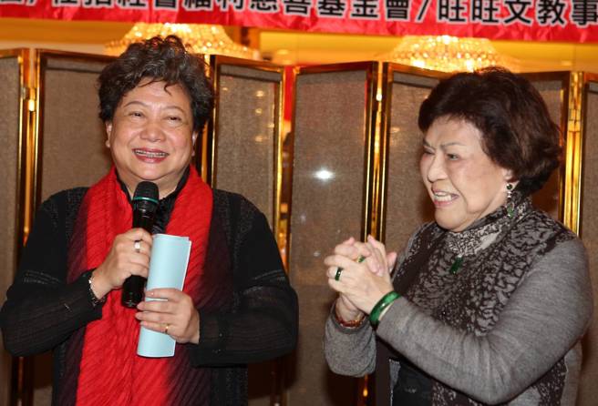 吴敏(图左)相当珍惜和周游的情谊。（中时资料照）