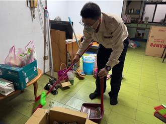 替代役溫馨送暖　助蘆洲獨老迎新年