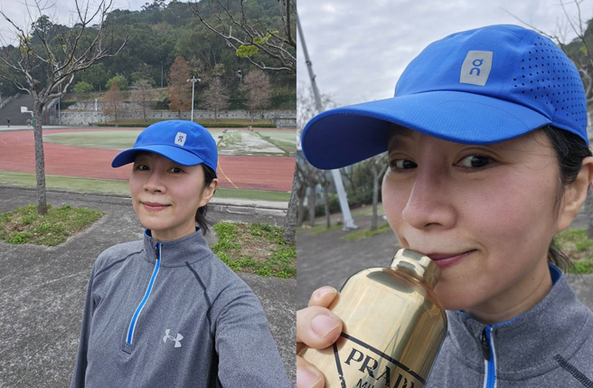 方文琳气色红润，状态极佳。（图／翻摄自方文琳脸书）