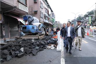 基隆南榮路大車呼嘯 改善工程5月完工 擴大行人空間