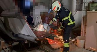 台南昨淺層地震！嘉義民宅女兒牆砸落 女屋主受困獲救