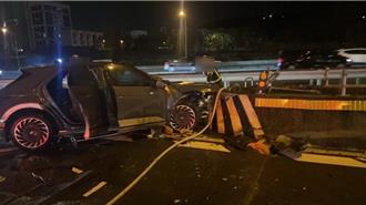 楊梅休息站自撞火燒車4死 女方娘家鄰居：很難過