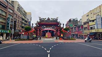 桃首處人本示範街區拓寬工程完工 過年到景福宮參香逛街