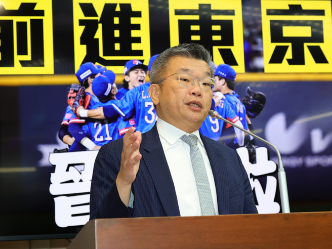 中职会长、民进党立委蔡其昌。（资料照／刘宗龙摄）