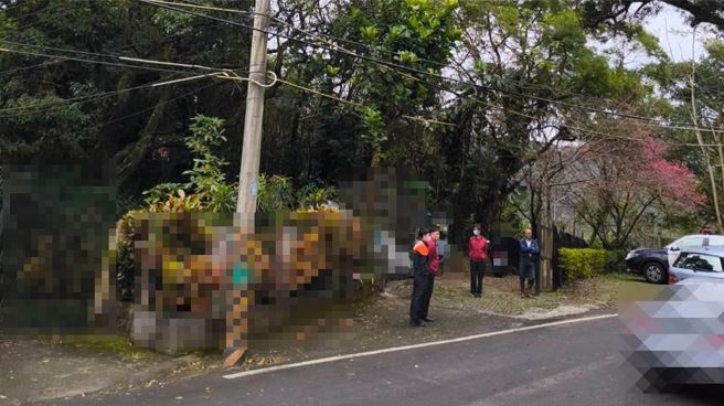 至善路三段一處私人土地水池發現一具男屍，經確認後是藝人林葉亭父親。（民眾提供）