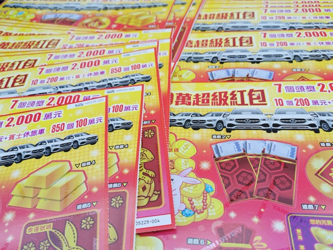 春节期间，猴、羊、龙、狗4生肖财运特别旺，容易得到财神爷的眷顾，不妨买彩券试手气。（图／杨登嵙提供）