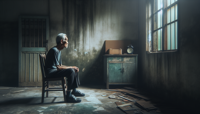 男子年轻时干了许多烂事，年老却要3个孩子养！被法官狠打脸。（示意图、与本案无关／AI生成）