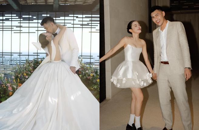 刘芒去年和尼尼在峇里岛举行婚礼。（图／翻摄自lioumonn IG）