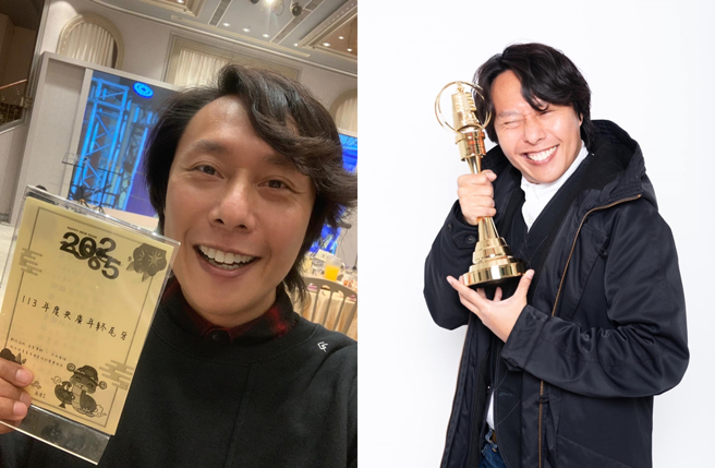 张启乐去年得到广播金钟奖「生活风格节目奖」。（图／翻摄自港仔张启乐的臺湾生活脸书）